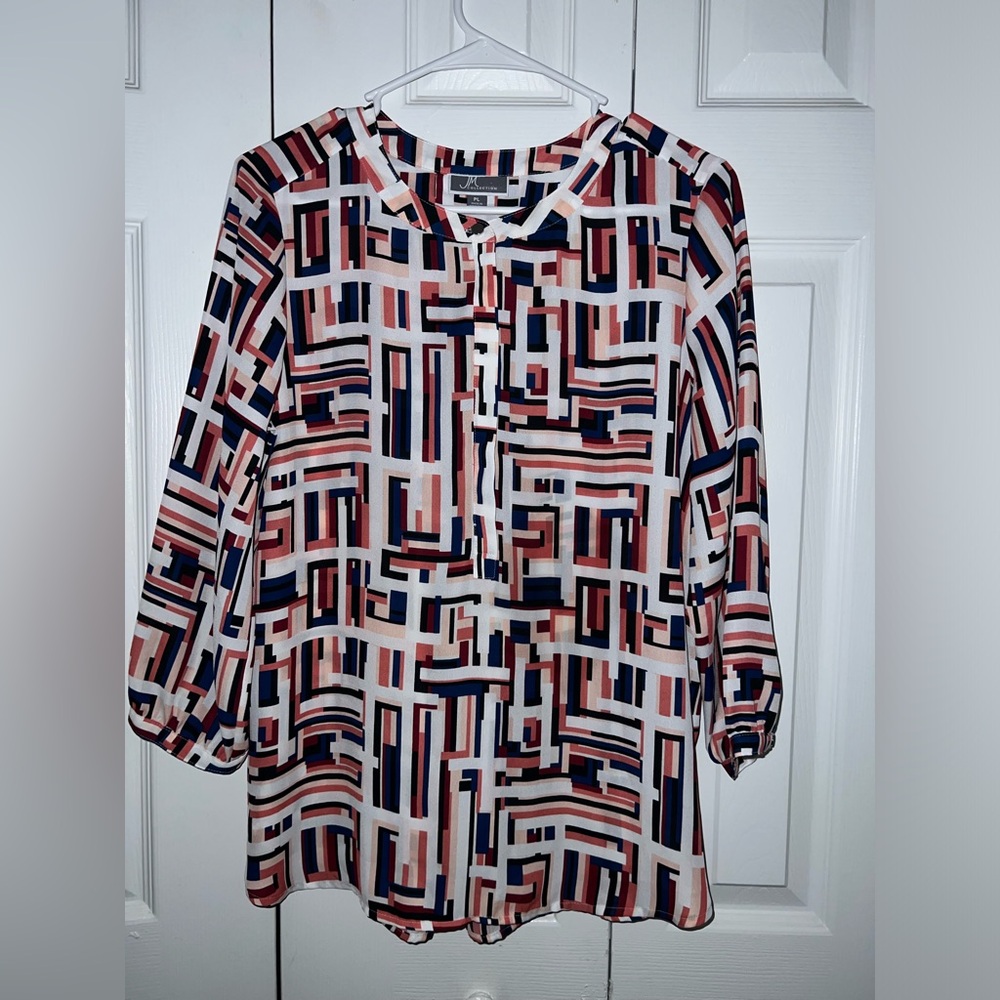M Collection blouse color multi size PL for women’s